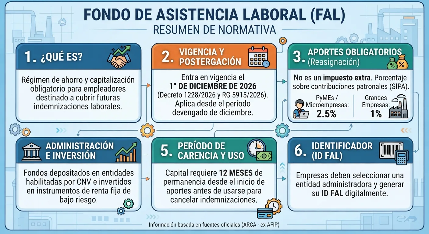 FAL: ARCA modificó las fechas para la implementación del régimen